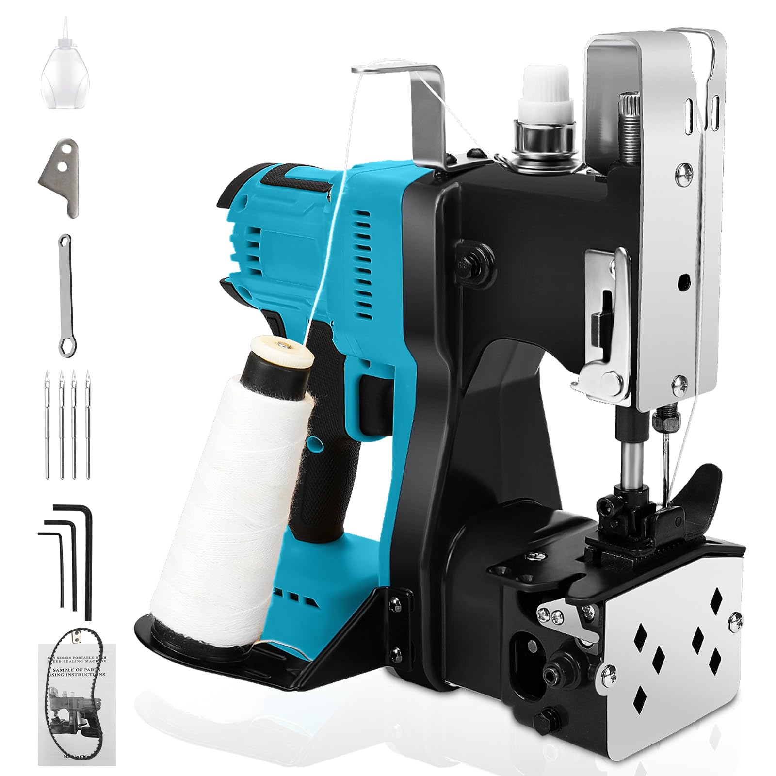 Machine fermeture de sac brushless à coupe automatique de fil