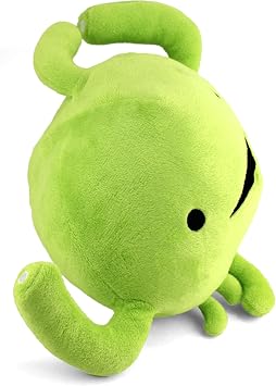 I Heart Guts Lymph Node Plush - 9 Cute Educational Organ Toy for Lymphedema & Biopsy - Funny Get Well Recovery Gift for Oncology Nurse Patients & Medical Student STEM Anatomy Plushie