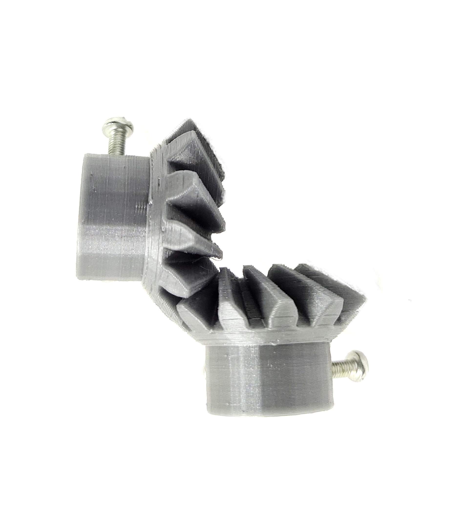 INVENTO 1 Pair 3D Printed Plastic Helical Bevel Gear 12 Teeth, 33mm dia, 10mm Width, 6mm hole, 2.5 Module for DIY Projects (B086VRZ5Z1) Amazon Price History, Amazon Price Tracker