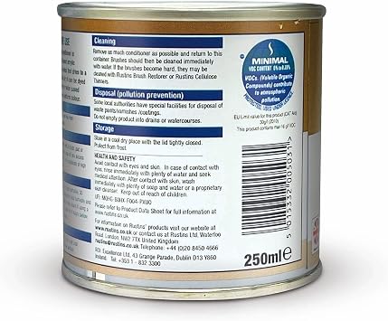 Rustins Quick Dry Pre-Stain Wood Conditioner 250ml | 8.5 Fl. Oz.