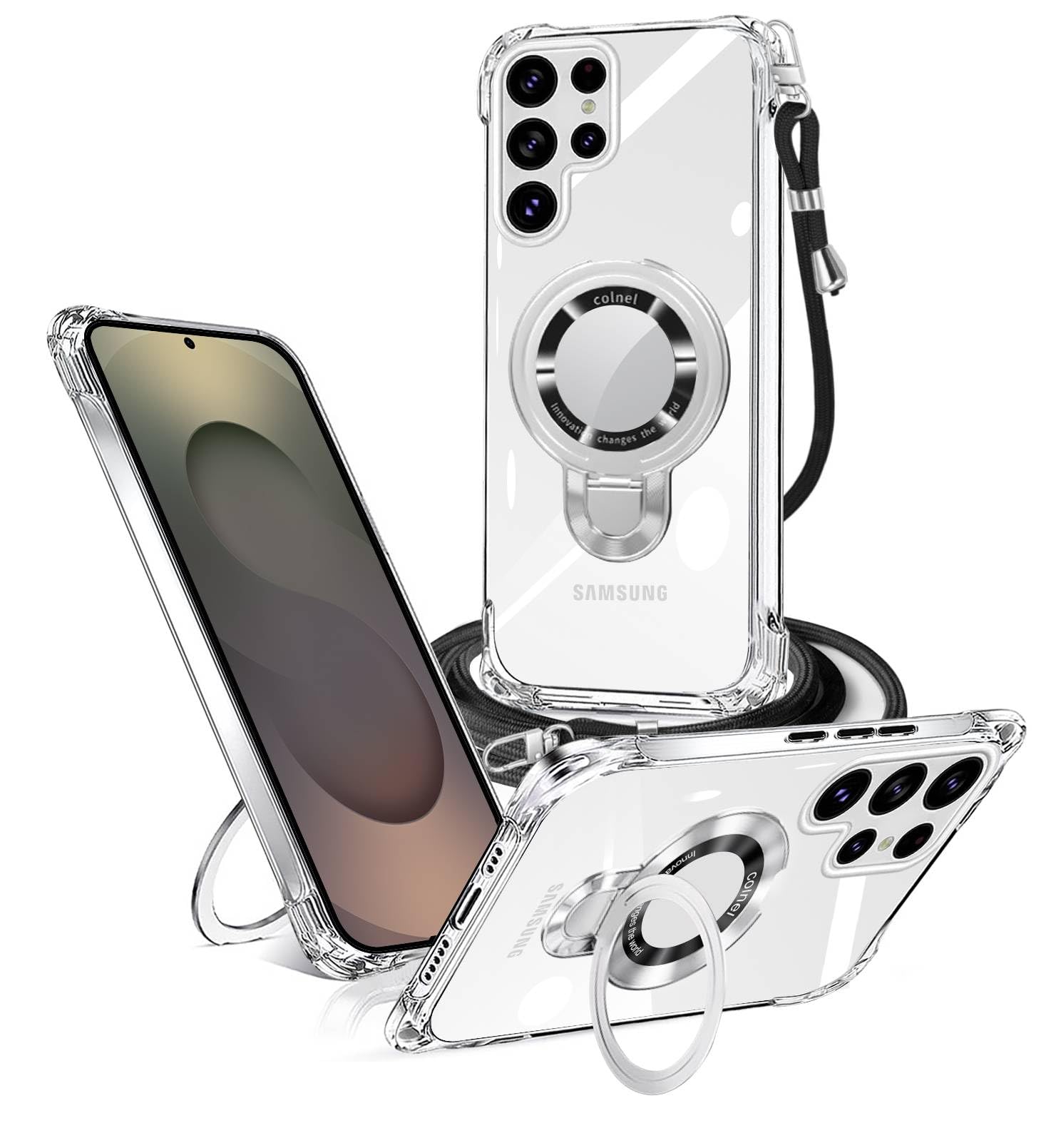 Amazon.co.jp: weiaoluo Galaxy S25 Ultraケース クリア galaxy