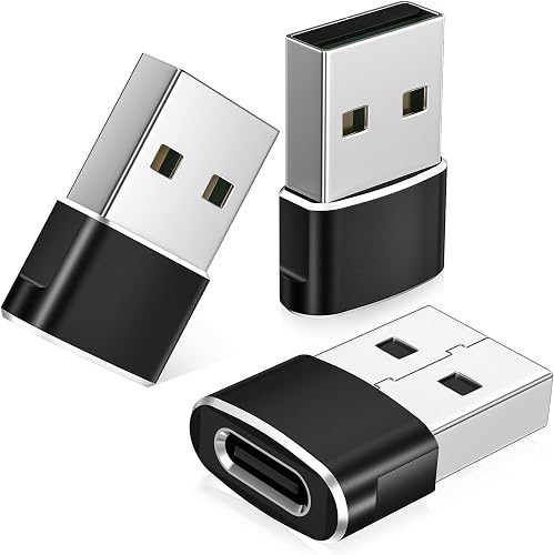 Basesailor USB C Female to USBA Male Adapter,Type C Charger Cable Connector