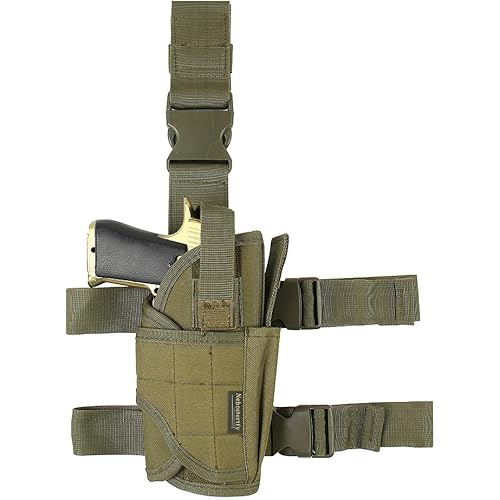 Drop Leg Holster, Right Handed Tactical Thigh Pistol Gun Holster Leg Harness
