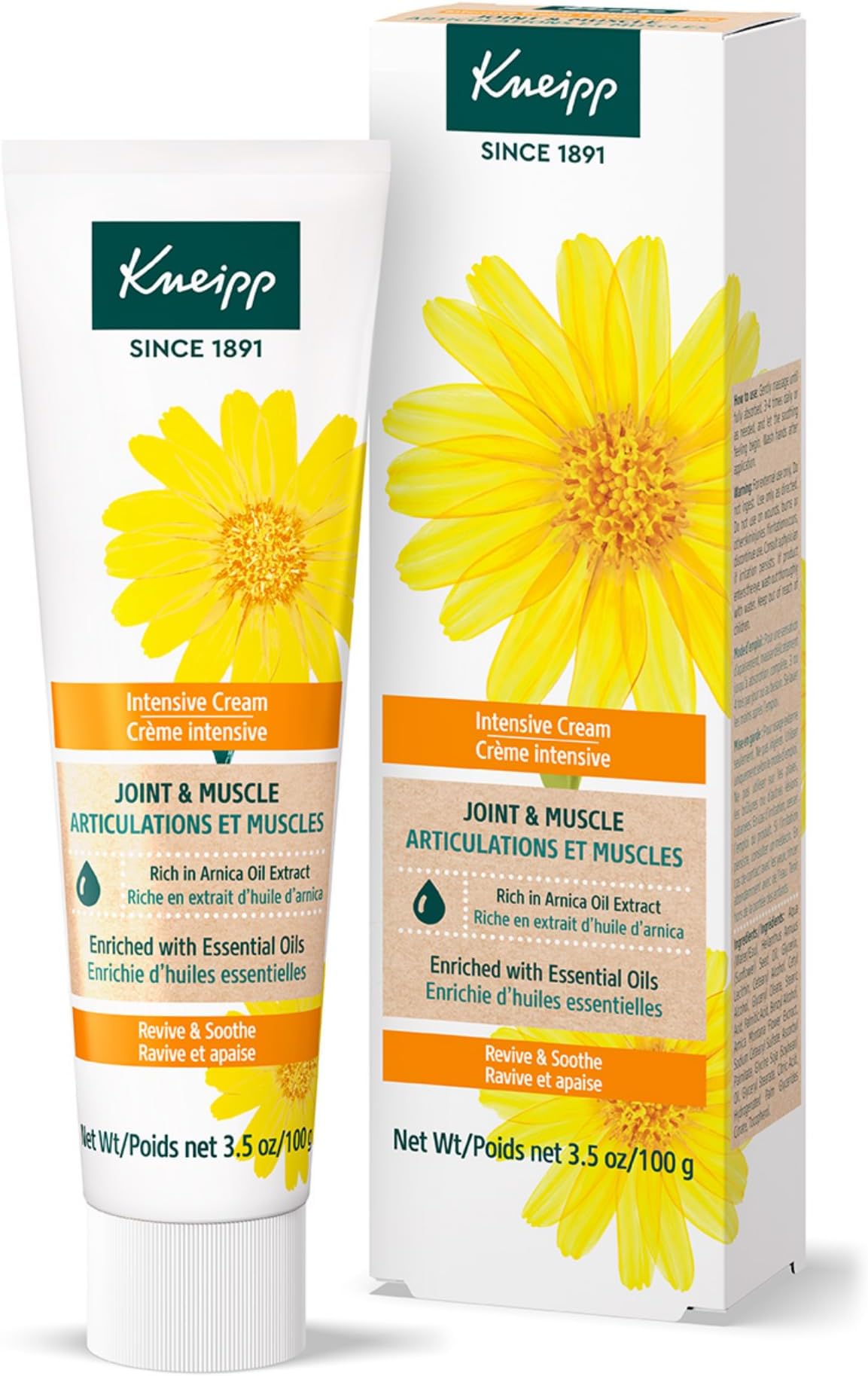 Kneipp Joint & Muscle Arnica Intensive Cream 3.5 fl oz