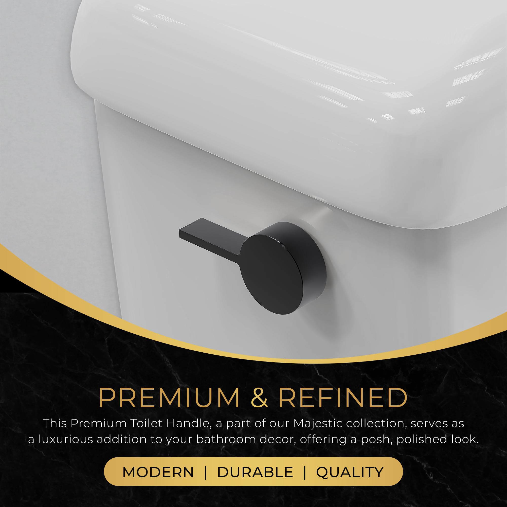 RAVINE Premium Modern Luxury Universal Side Mount Toilet