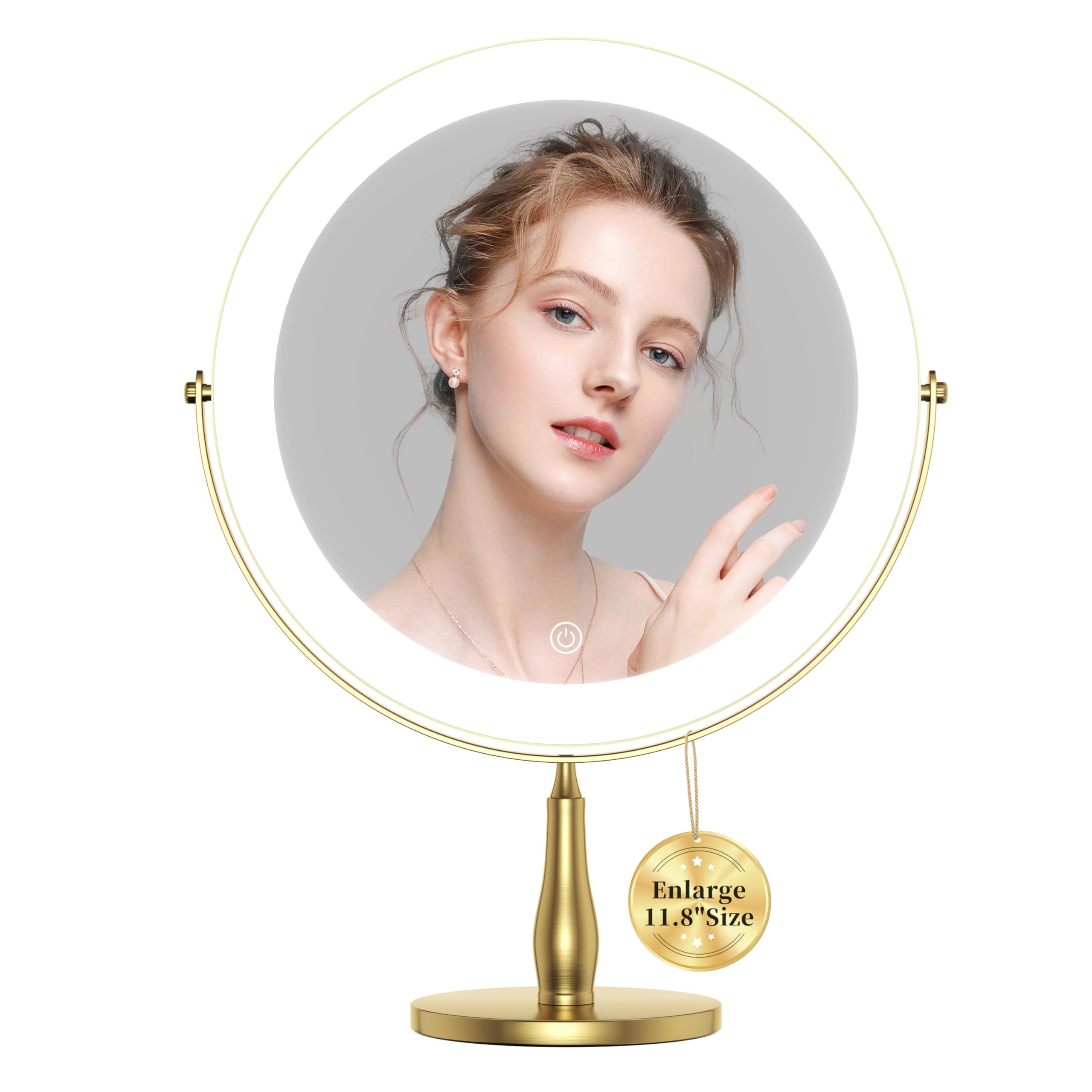 DEXHOM Extra Large Lighted Makeup Mirror