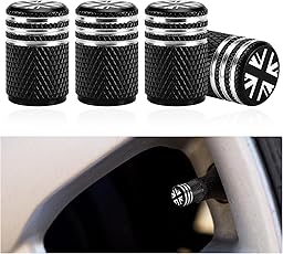 4PCs Tyre Valve Caps,Dust Caps for Car Tyres,Aluminum Tire Valve Stem Cap,Corrosion Resistant Tire Valve Covers Replacement with O Seal Ring,Universal Dust Cap for Cars,SUVs,Motorcycles (Blue)