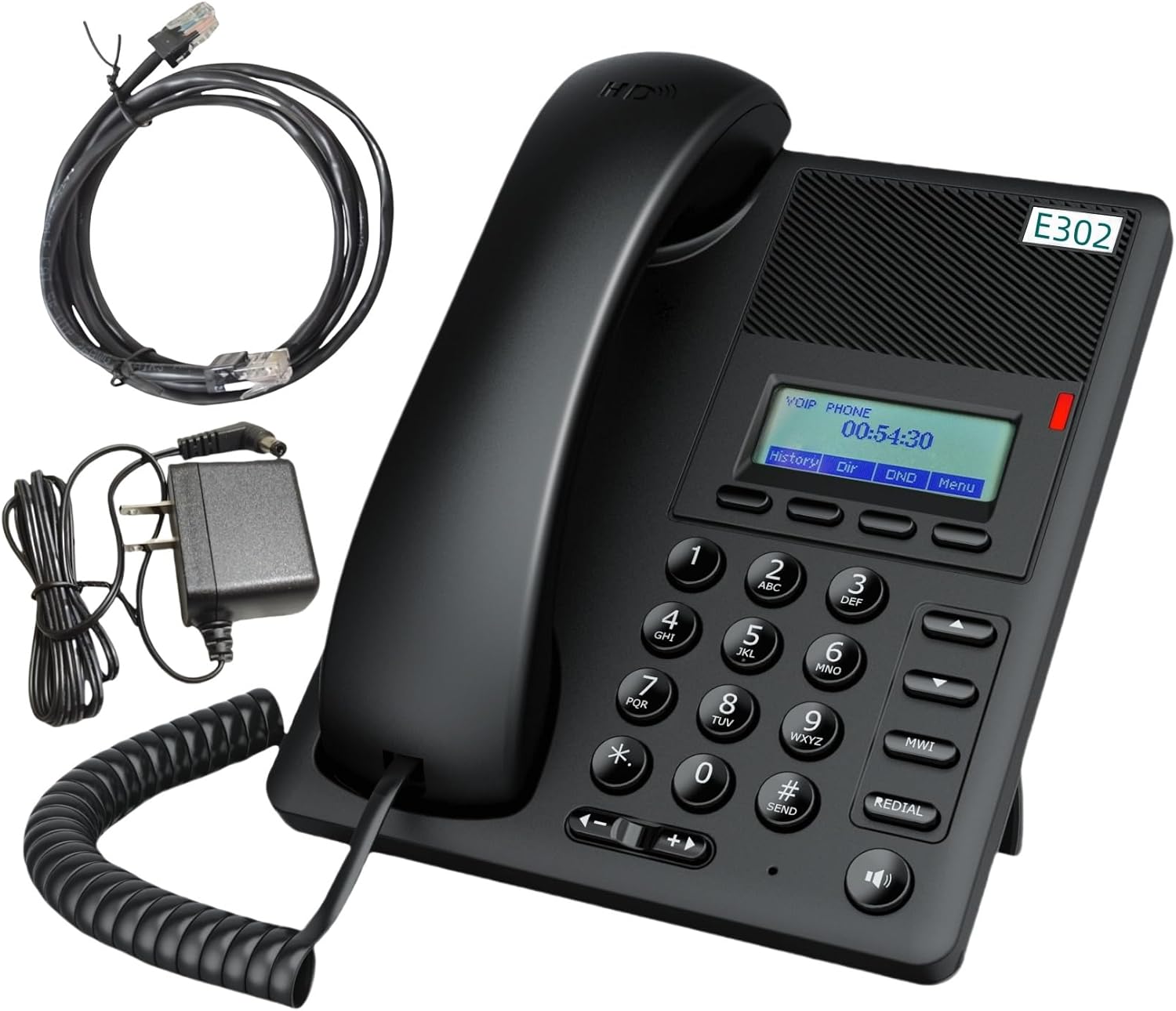 Fanvil E302 IP Phone Professional SIP VoIP Business Office Desktop Phone, Supporting high-Definition Voice, Dual SIP Servers,Power Supply, and multilingual Display Fanvil E302 IP Phone Professional SIP VoIP Business Office Desktop Phone, Supporting high-Definition Voice, Dual SIP Servers,Power Supply, and multilingual Display