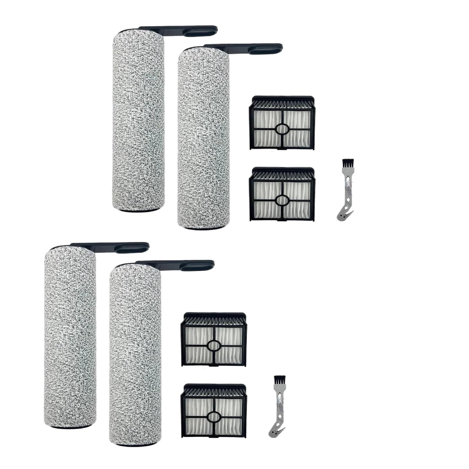 Piezas De Recambio De Aspiradora, Kit De Filtro Y Rodillo De AB34-Brush, Compatible con DREAME, Compatible con Trouver, K10 Y Cepillo Principal(2set)
