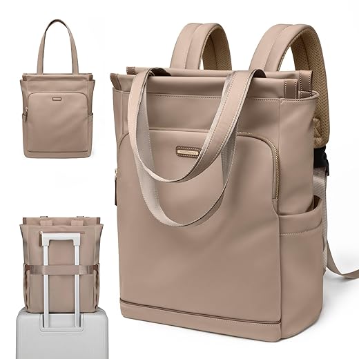 GOLF SUPAGS Mochila conversível para laptop feminina, casual, mochila para notebook, trabalho, faculdade, viagem, lazer