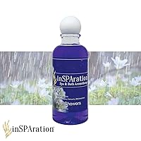 Vista 2 de inSPAration Spa and Bath Aromatherapy 111X Líquido de Spa, 9 Onzas, April Showers, Morado