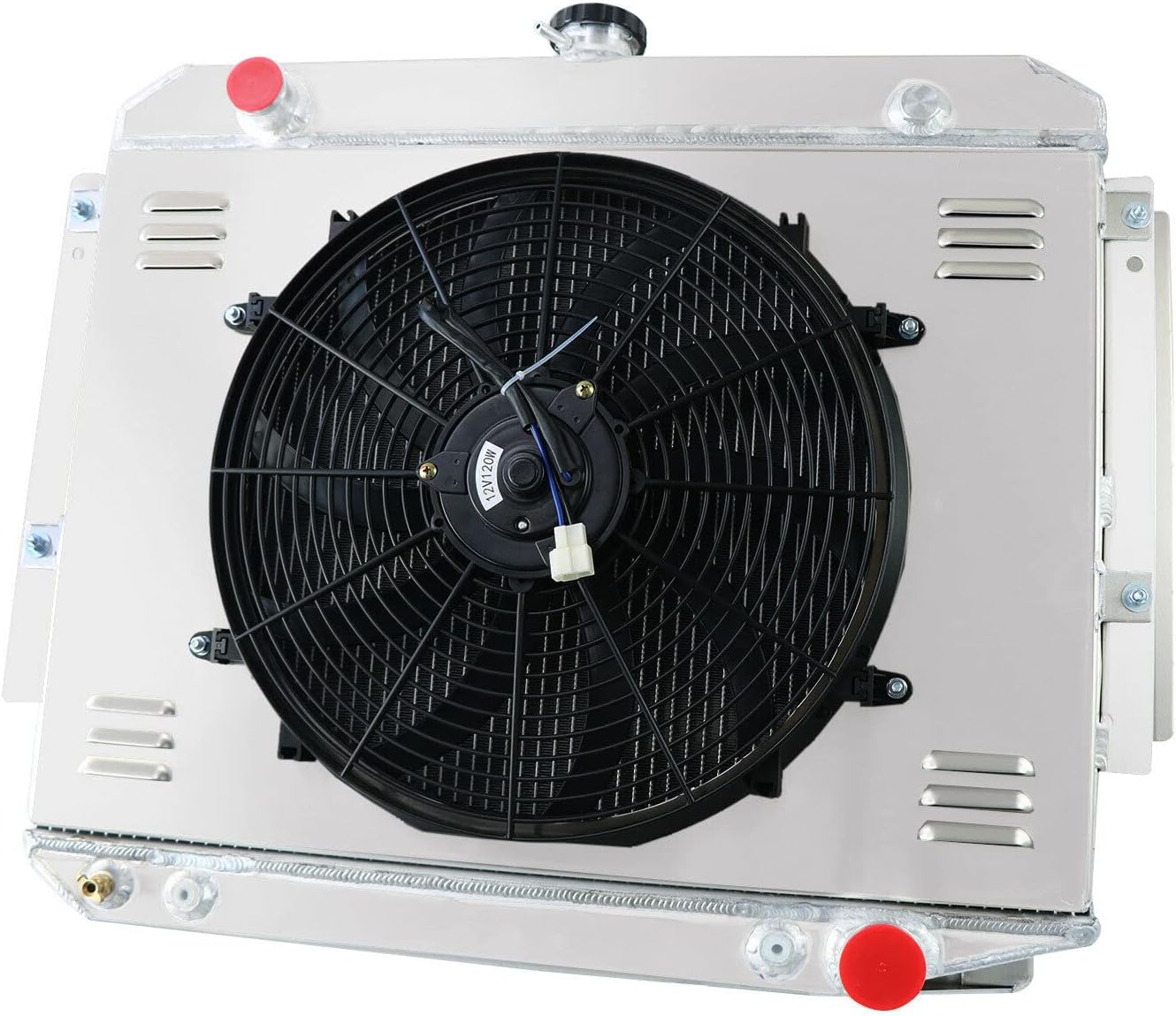 ReadyCool 3 Row Radiator Shroud Fan for 1971-1979 Dodge B100 D100 W150 D200 Ramcharger Pickup