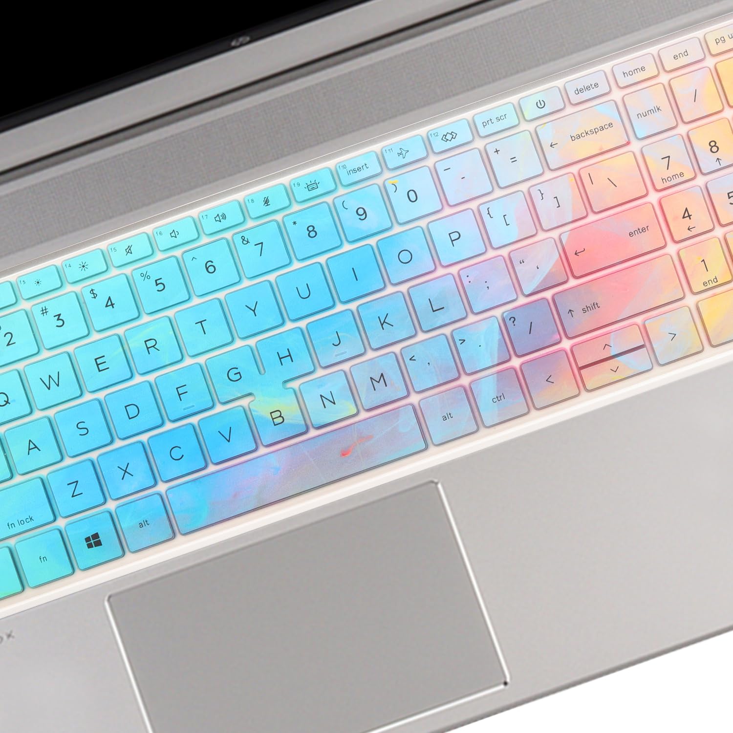 Colorful Keyboard Cover For HP EliteBook 850/855 G7 G8 15.6 Inch - US Layout Silicone Skin