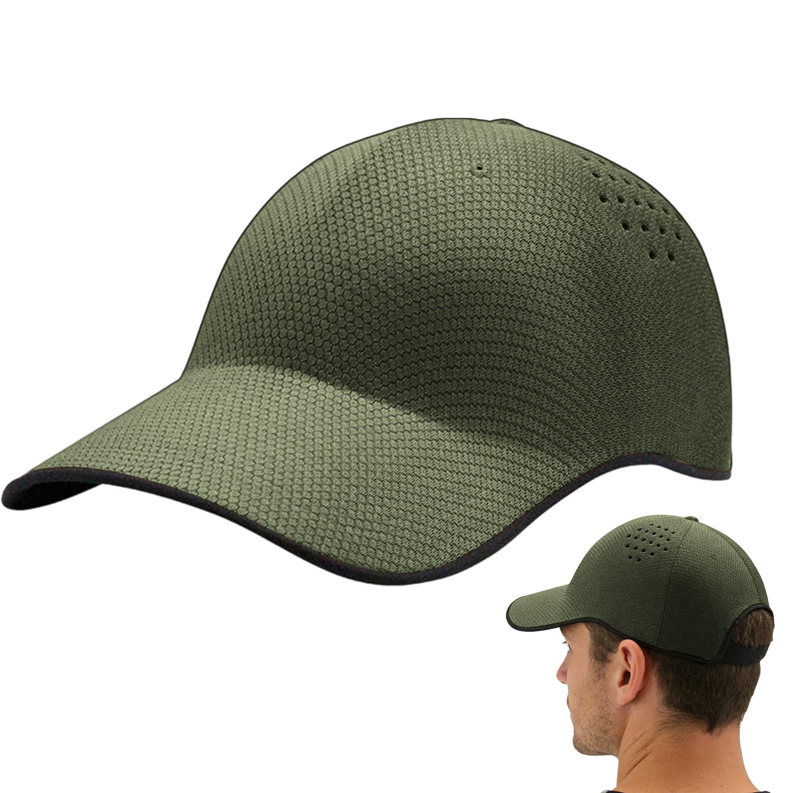 Genérico Gorra Running para Hombres Ligera Transpirable Y Secado Rápido