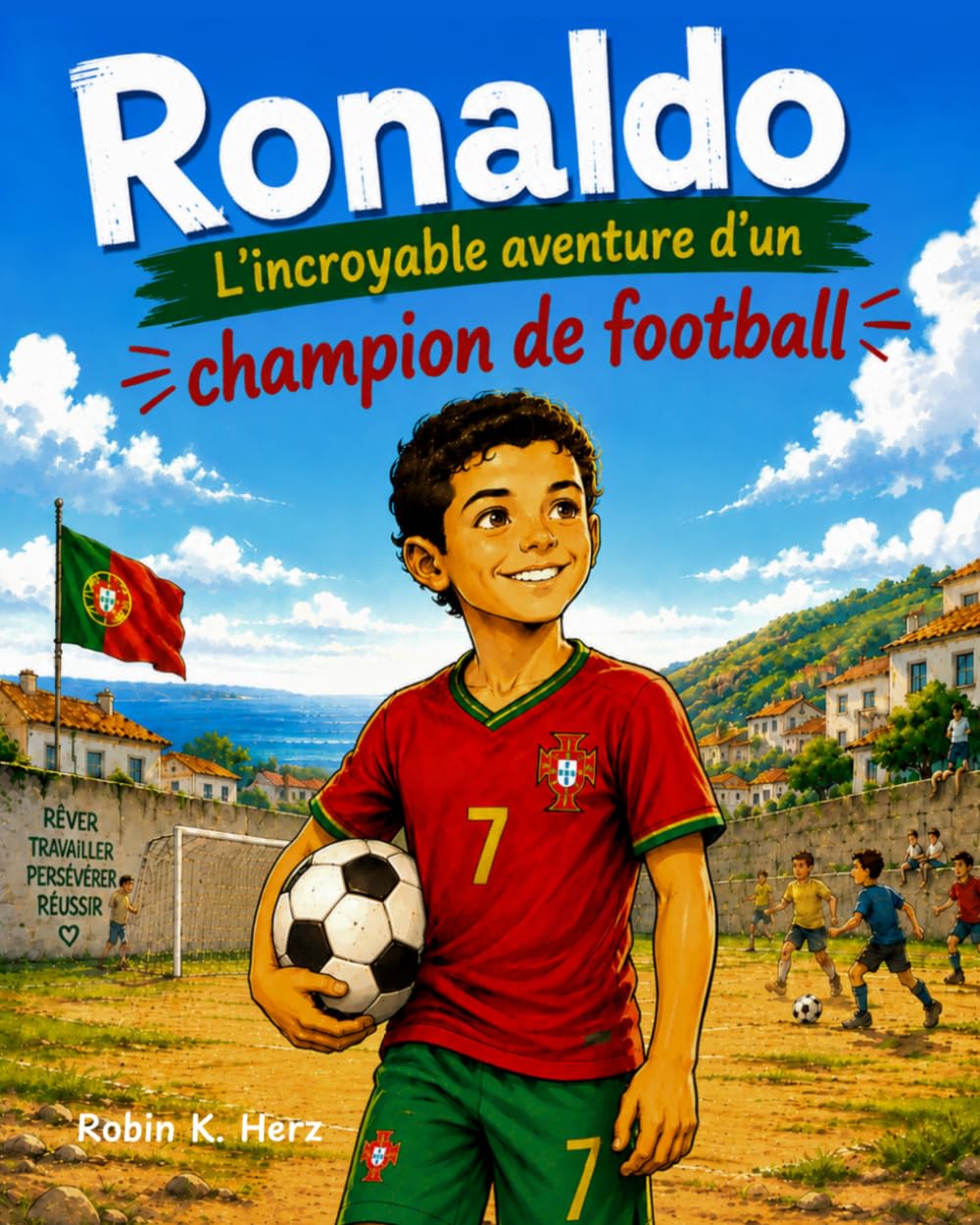 Ronaldo: L'incroyable aventure d'un champion de football: Livre de foot illustré pour enfants