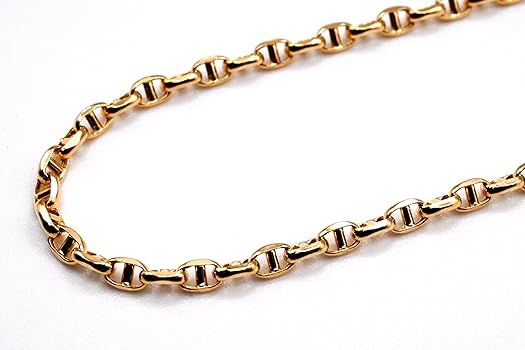 【新品】18金アンカーチェーンネックレス幅2.6mm長さ50cm 品質証明書付 新品】18金アンカーチェーンネックレス幅2.6mm長さ50cm 品質証明