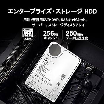 Amazon | シーゲイト SkyHawk 12TB hdd内蔵,3.5インチ 監視用