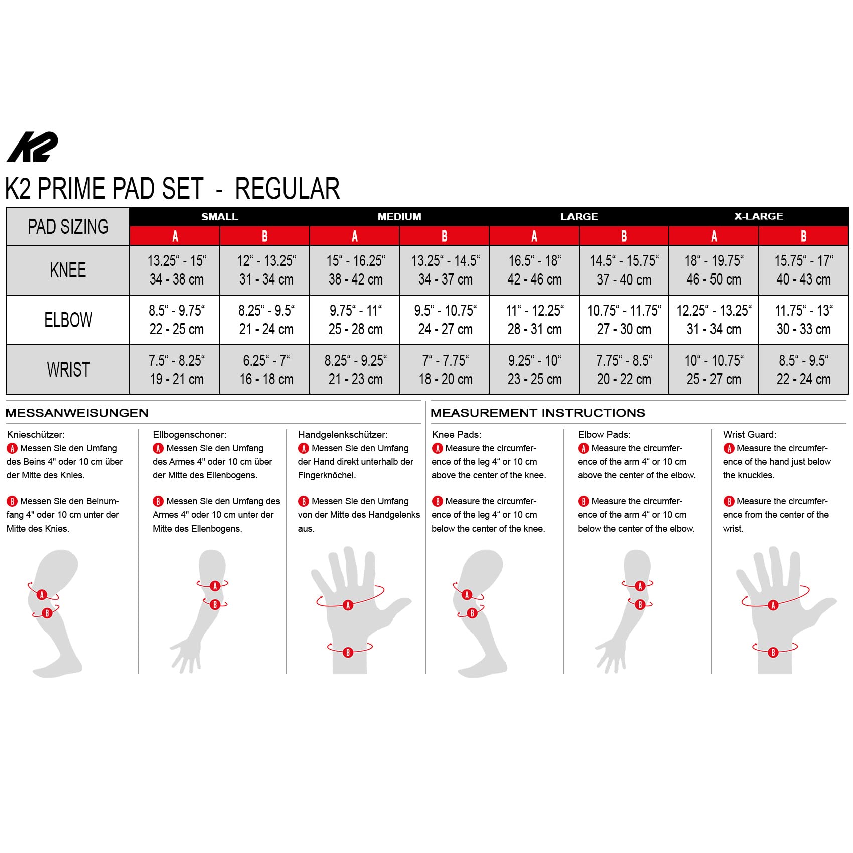 K2 Łyżworolki unisex K2 PRIME PAD SET, czarne - czerwone, 30E1412.1.1.XL