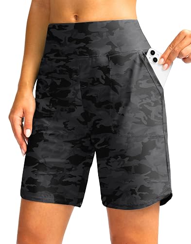 VIODIA Womens 9"" Long Swim Board Shorts