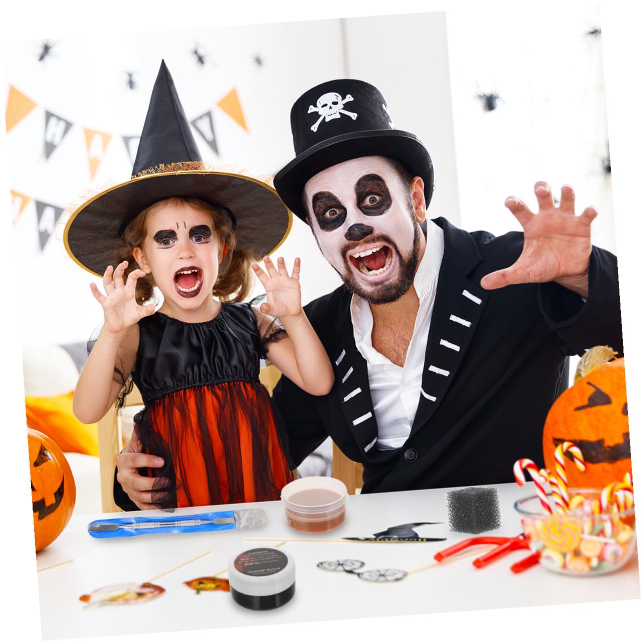 4pcs Halloween Makeup Skin Wax Set Special Effects Fake Wound Scar Making Wax for Face Painting and Costume Makeup