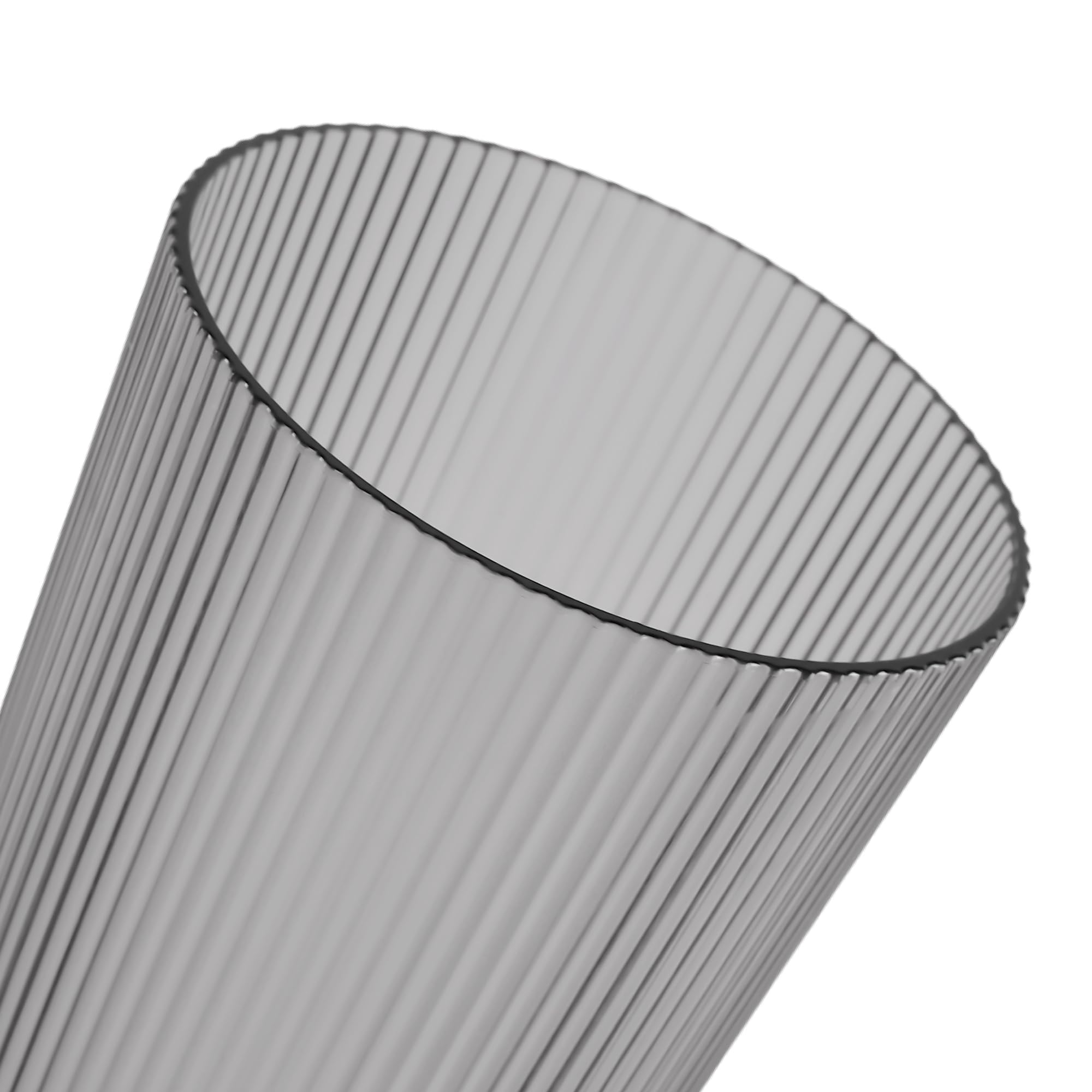 Lot de 12 gobelets en plastique incassables de 500 ml avec motif à rayures pour la maison, les fêtes ou un usage quotidien