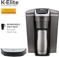 Vista 7 de Keurig K-Elite - Cafetera de una sola porción K-Cup Pod Coffee Brewer, con capacidad para café helado