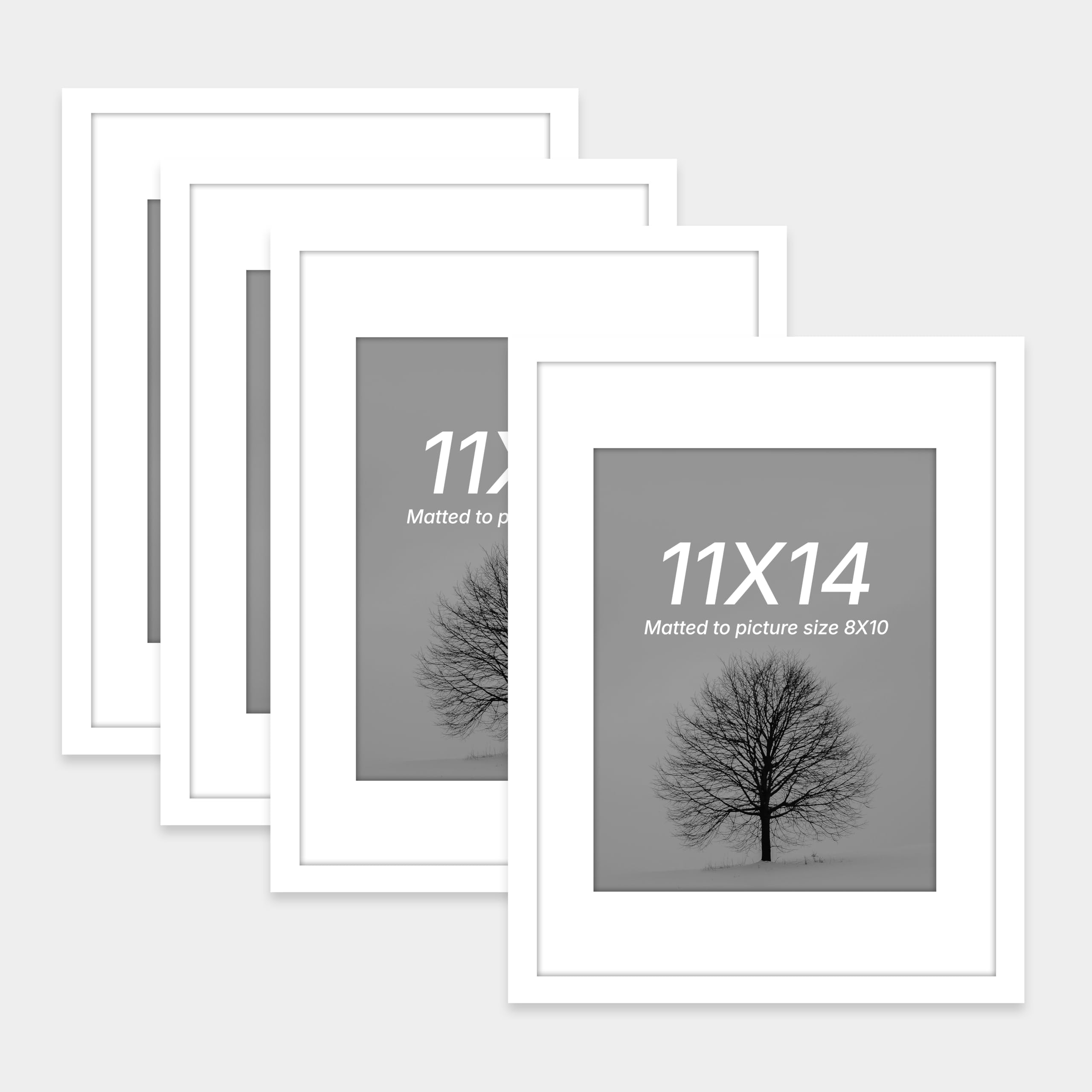 Art Street Photo Frames - Set of 4 Black -27