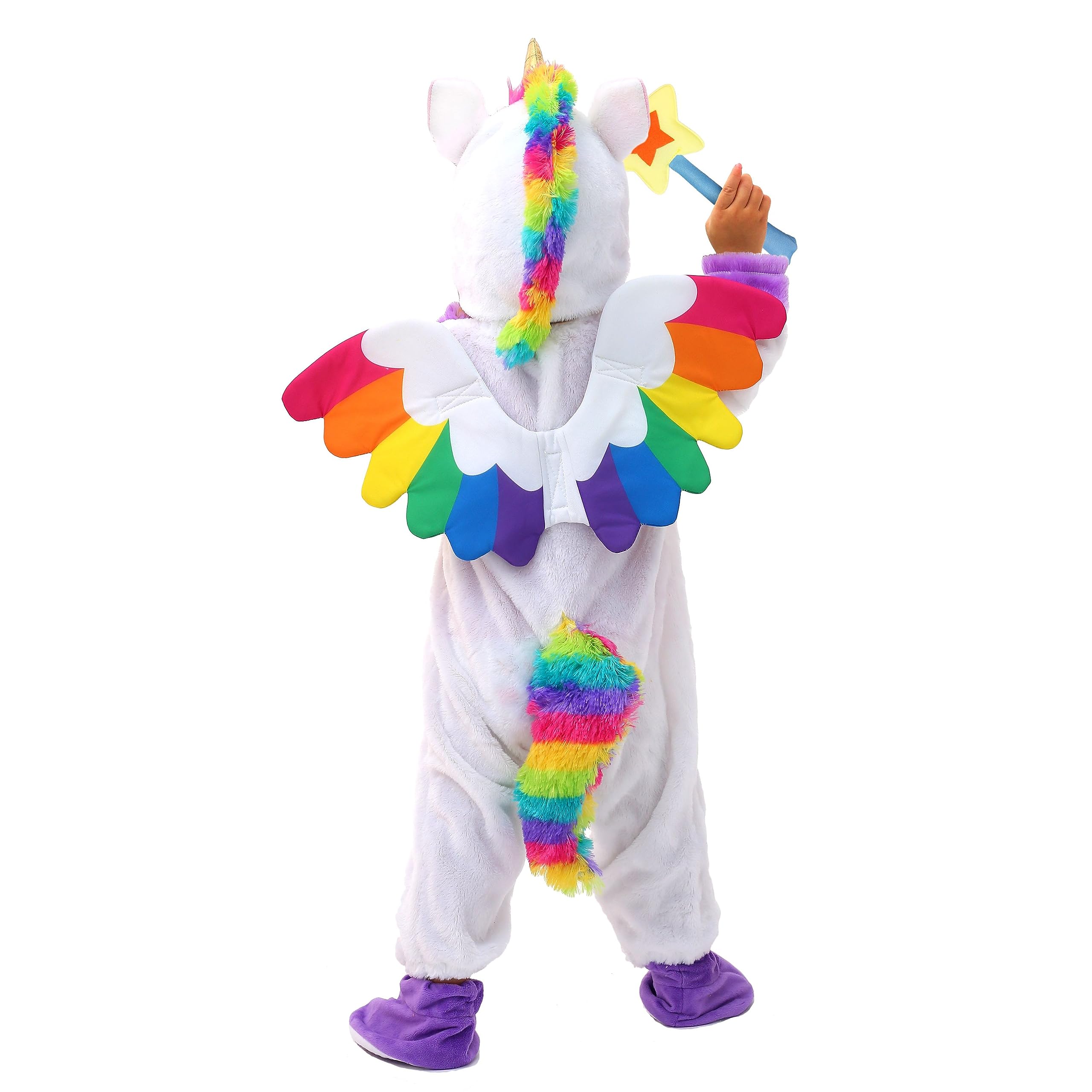 Spooktacular Creations Traje Unicornio niño Blanca (Blanco, Toddler)