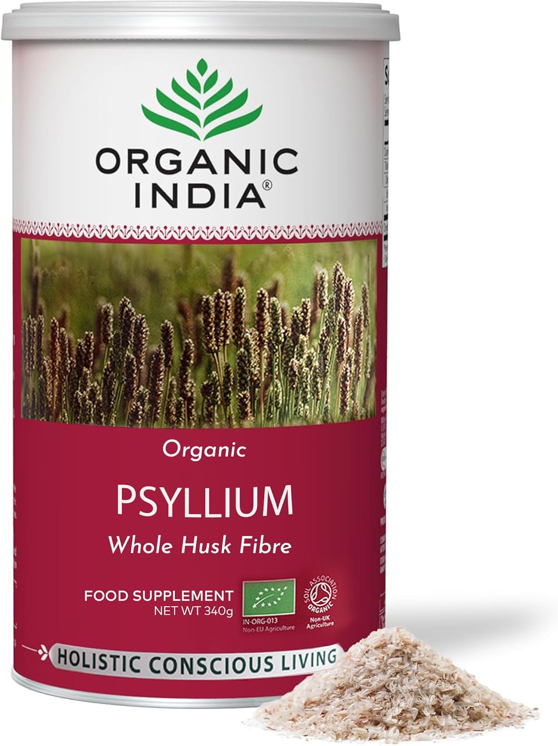 Organic Psyllium Whole Husk 340g
