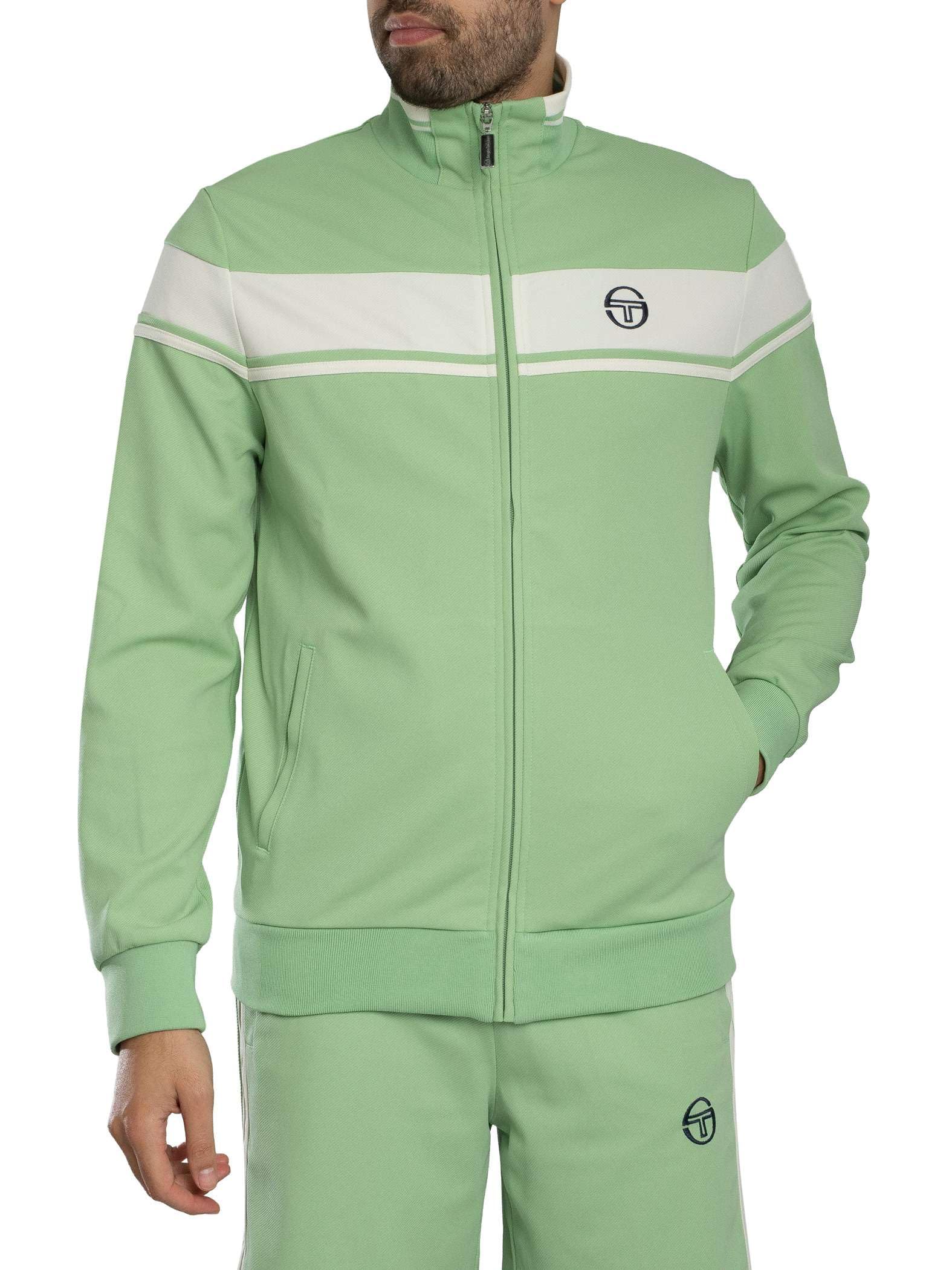 Sergio Tacchini Quiet Green Damarindo Track Top - M