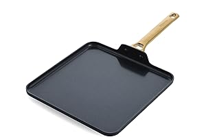 Green Pan Reserve Ceramic Nonstick Square Griddle, 11"