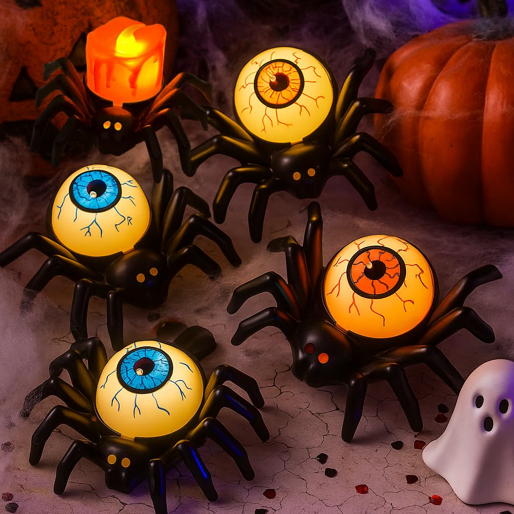 Bougie Lumineuse LED Halloween pour créer une ambiance mystique sur votre table de fête d'octobre