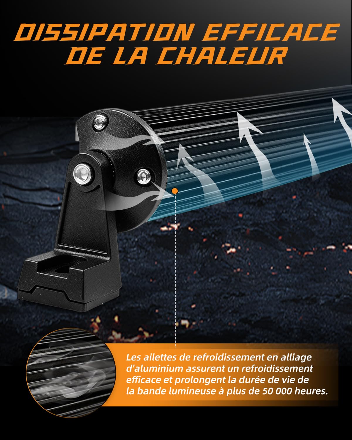 CO LIGHT Barre LED 33 Pouces, Double Rangée Faisceau Combiné Barre lumineuse LED pour Conduite Tout Terrain/Camions/Voitures/ATV/UTV/4X4