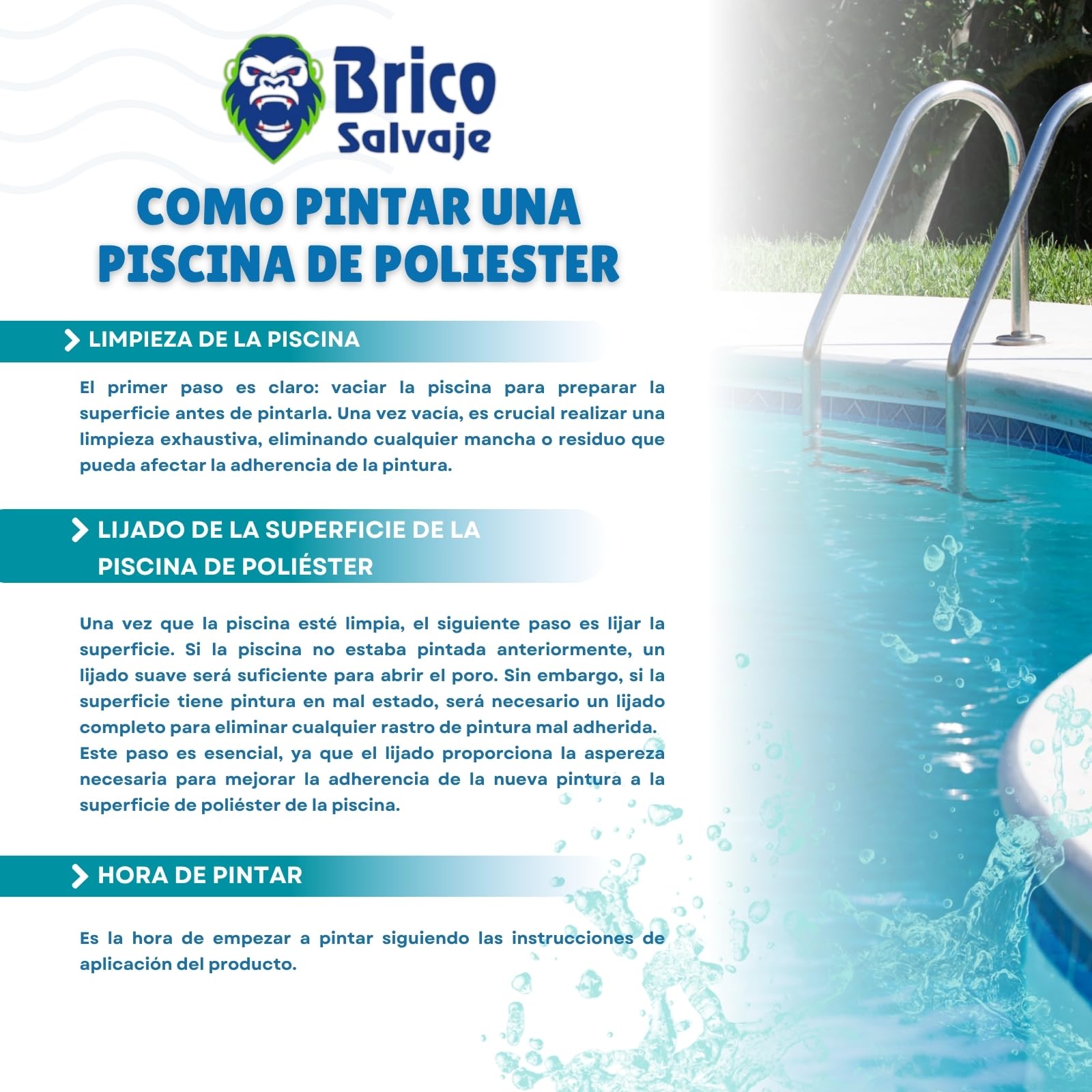 Pintura para Piscinas de Poliester, Cemento, Fibra, Baldosas | Dos Componentes | Buena adherencia (BLANCO, 5+0,75 KG)