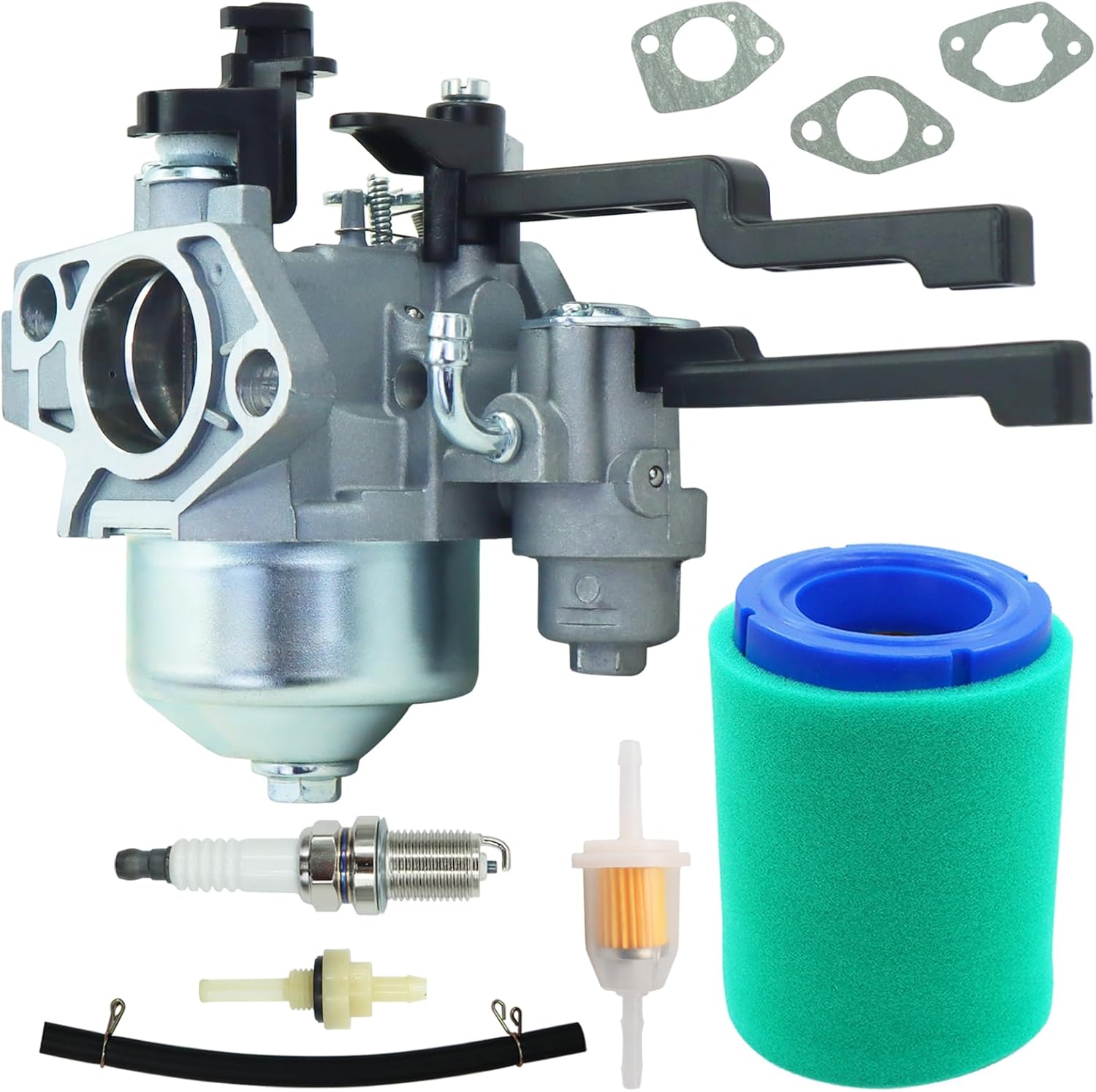 17 853 05-S Carburetor Kits for Kohler CH395 Command Pro 9.5HP 277cc Engine with 17 083 03-S Air Filter