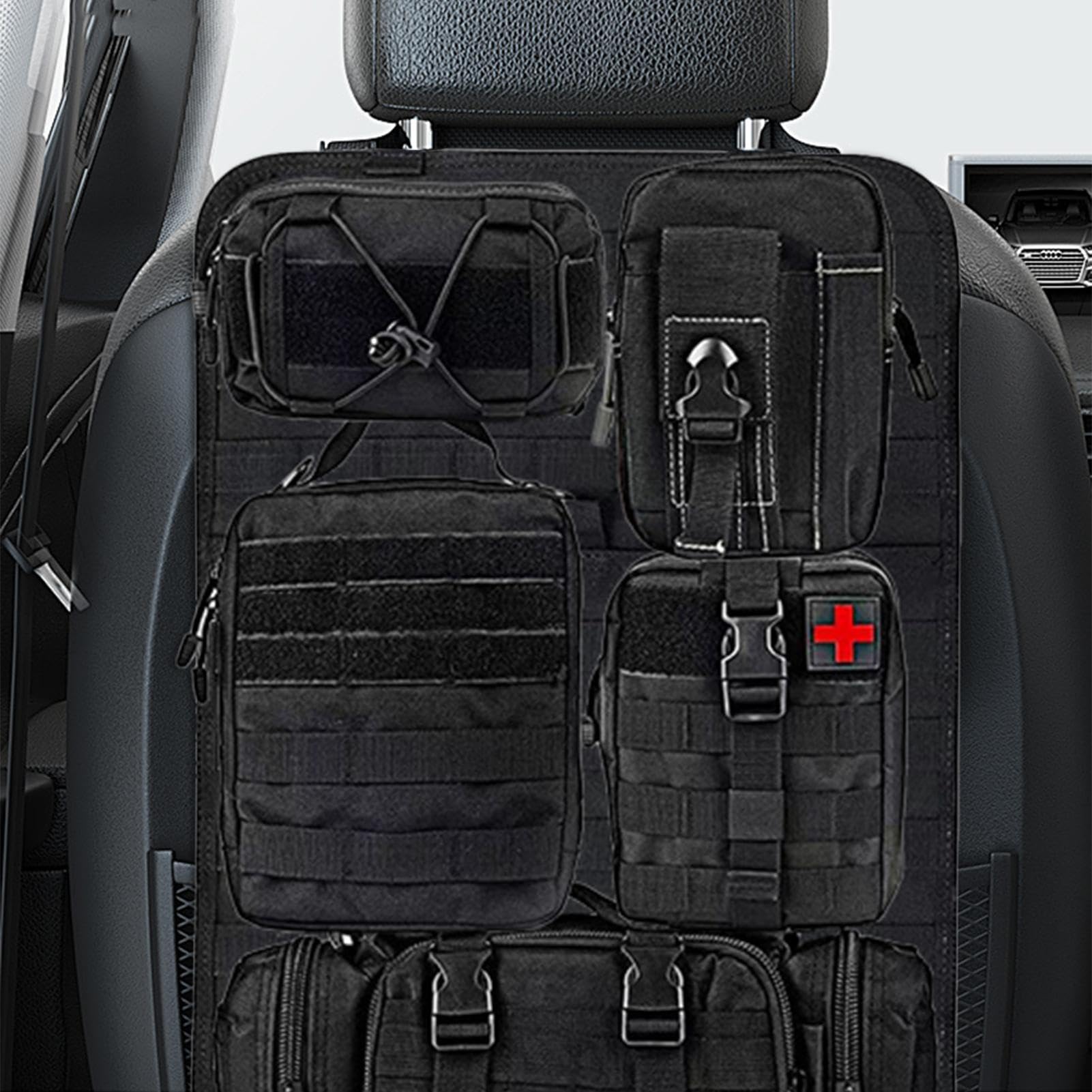 Organizzatore del sedile posteriore 'auto, organizzatori di sedili | Tasche multi-storage in nylon 600D, da viaggio con cinturi