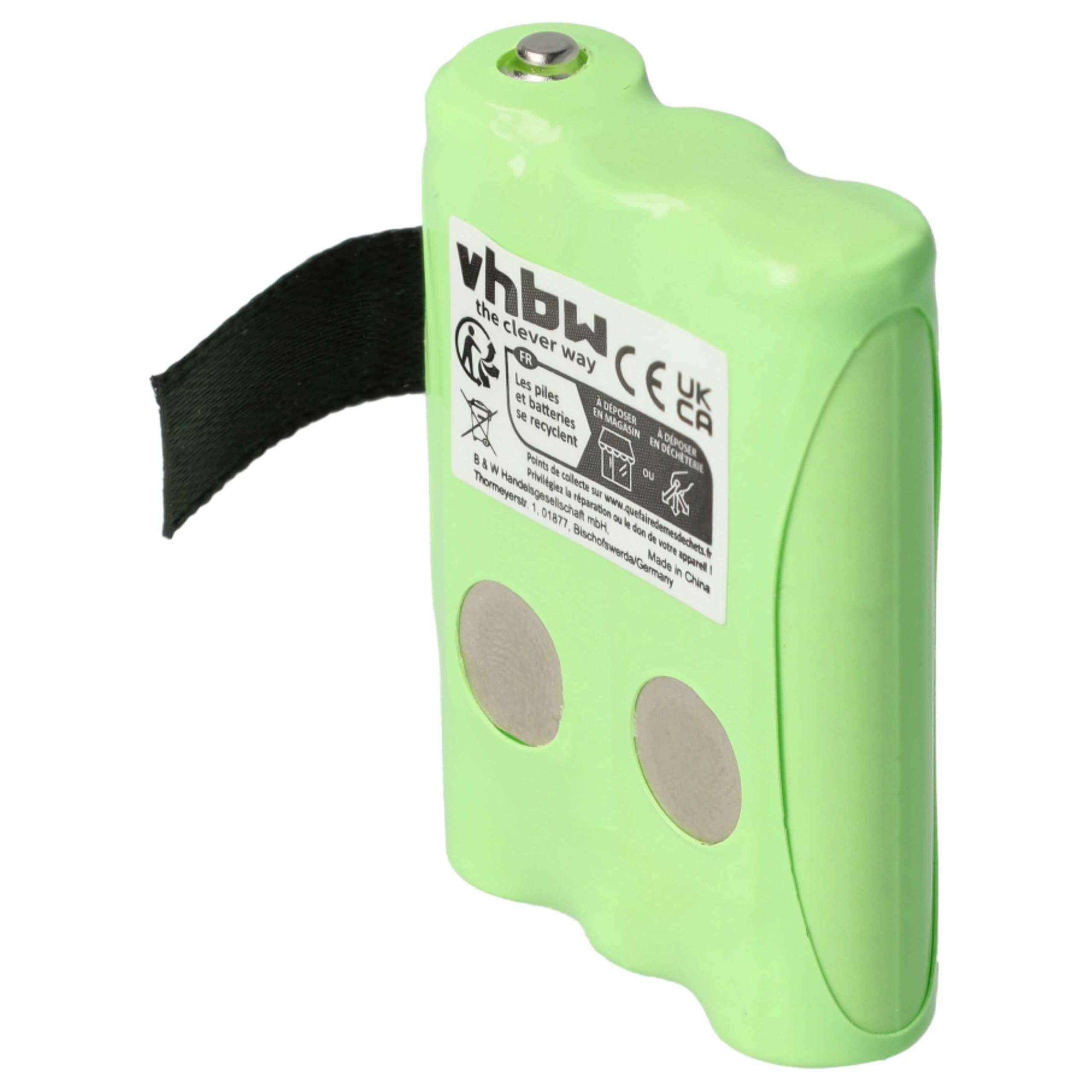 vhbw 5 x akumulator zastępuje 53617 3XCAAA, KEBT-086-B do radia (700 mAh, 3,6 V, NiMH)