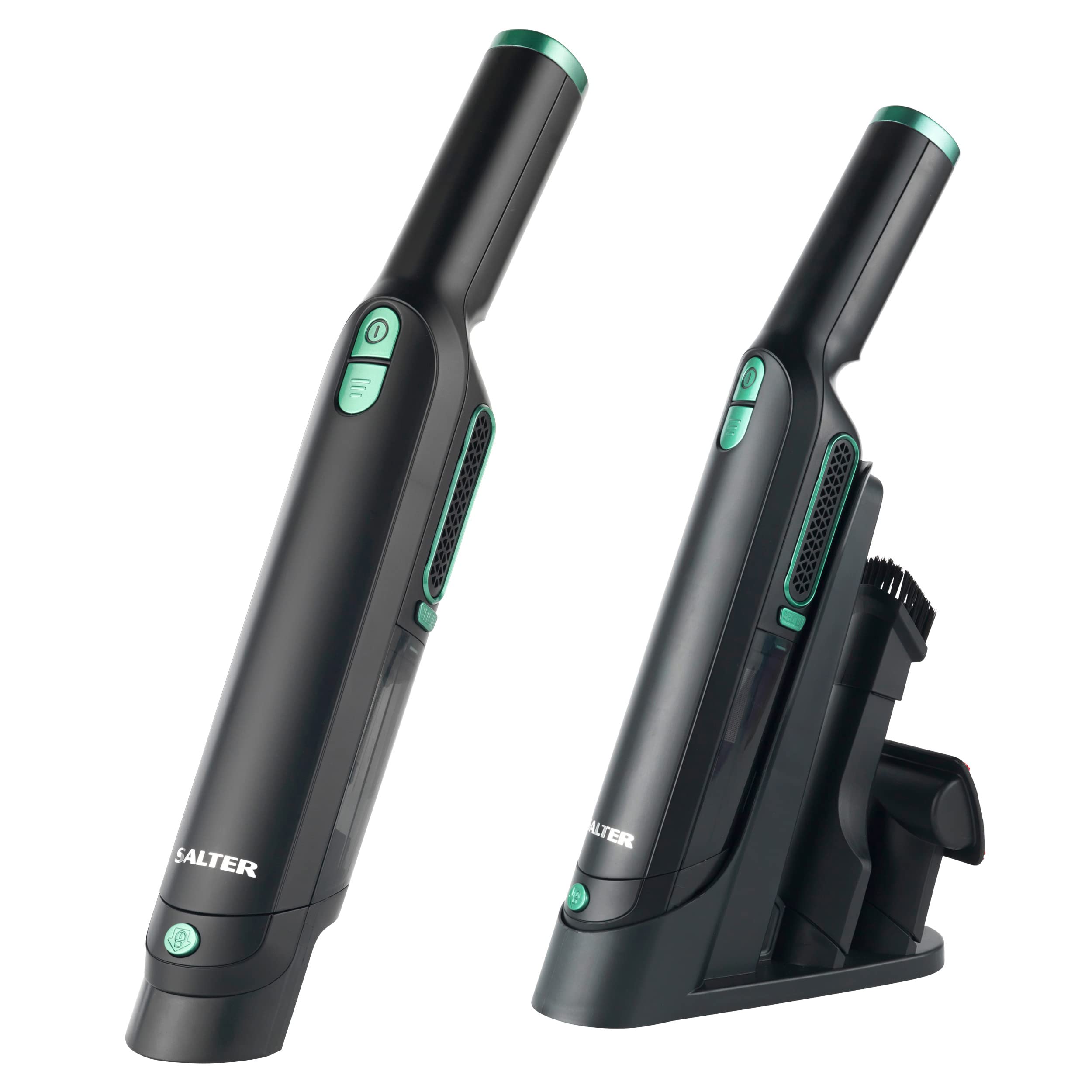 SalterSAL0047, Handheld Cordless Vacuum, Black and Green