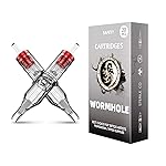 Wormhole Tattoo Cartridge Needles 15M1 Tattoo Cartridges Disposable 20PCS Tattoo Needle Cartridge Tattoo Needles Cartridge Needles Standard Stack Magnum for Tattoo Pen Tattoo Supplies 1215M1