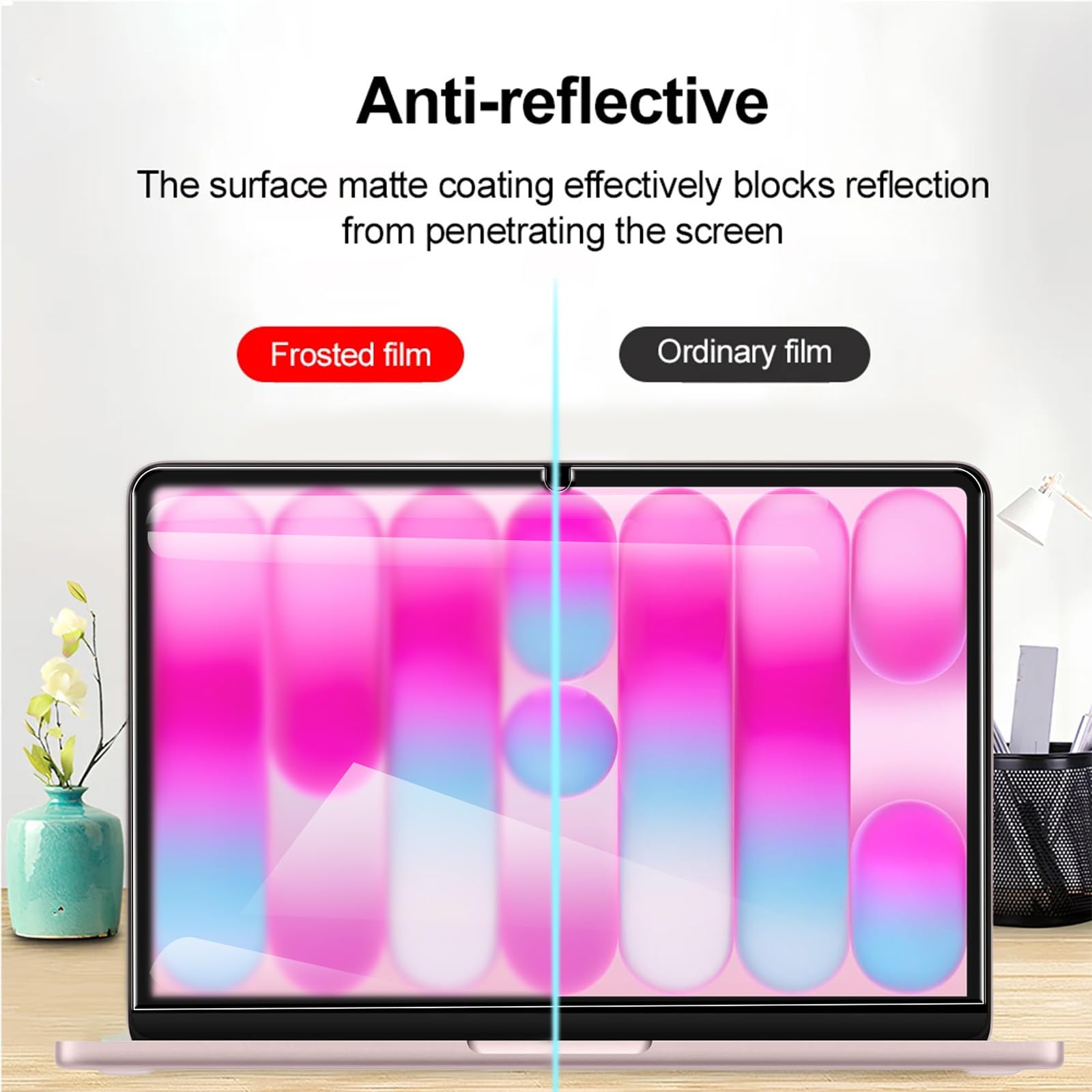 Film Protecteur Écran MacBook Neo 13 Pouces, Haute Définition Anti-Rayures PET Transparent