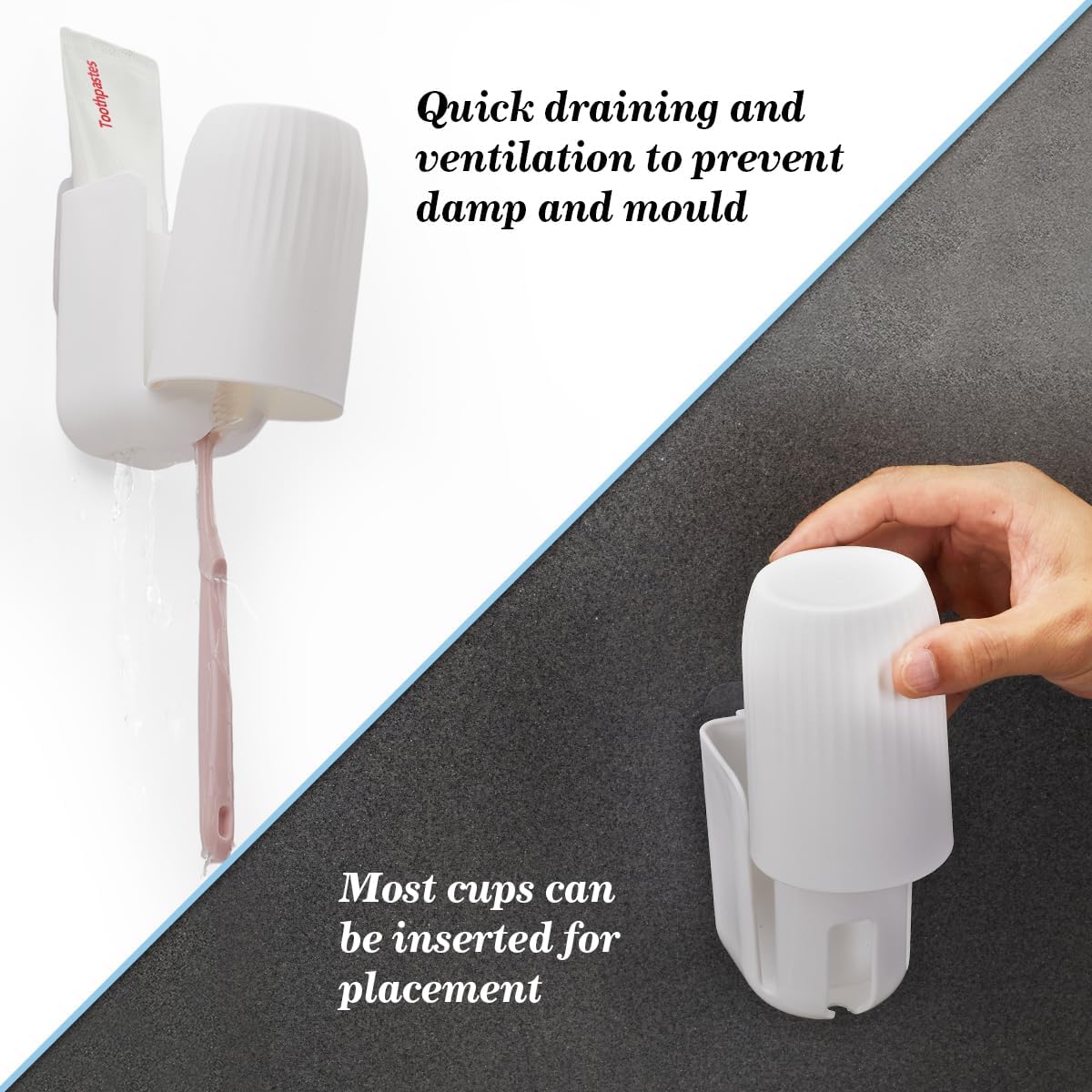 Toothbrush Holders for Bathrooms Toothbrush Holders Wall Mounted