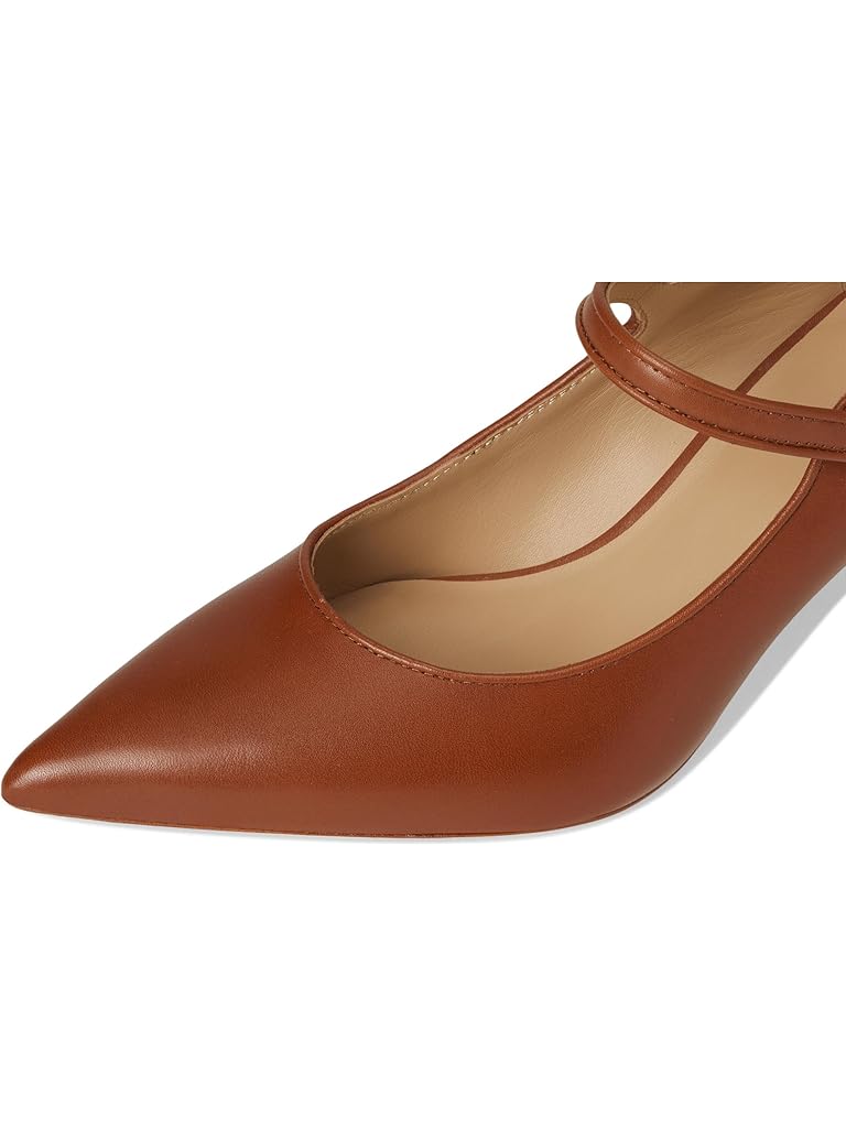 Tan Lauren Ralph Lauren Lanette Calfskin Mary Jane Pumps