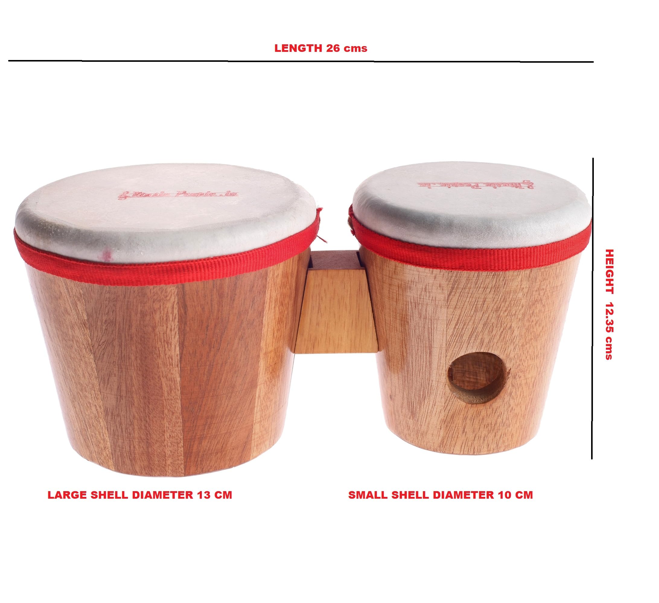 Music People Wooden Kids Bongo - Fun & Educational! -2 Music People Wooden Kids Bongo - Fun & Educational! -2