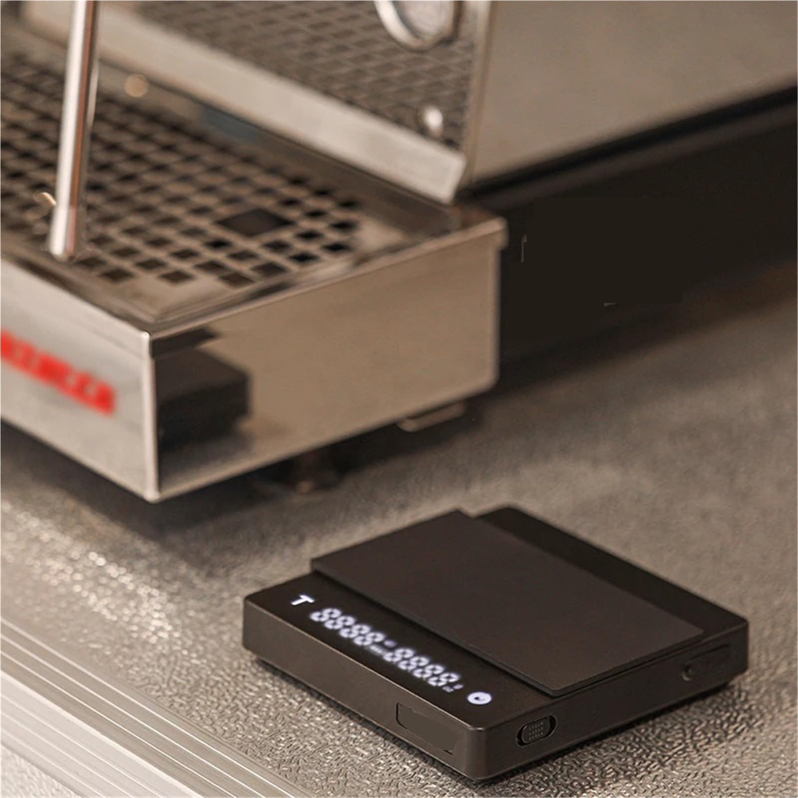 Cyfrowa waga bagażowa Cyfrowa waga kuchenna z wyświetlaczem LED, elektroniczna do kawy timerem, domowa,do biżuterii kuchennej(2.0 mini black)