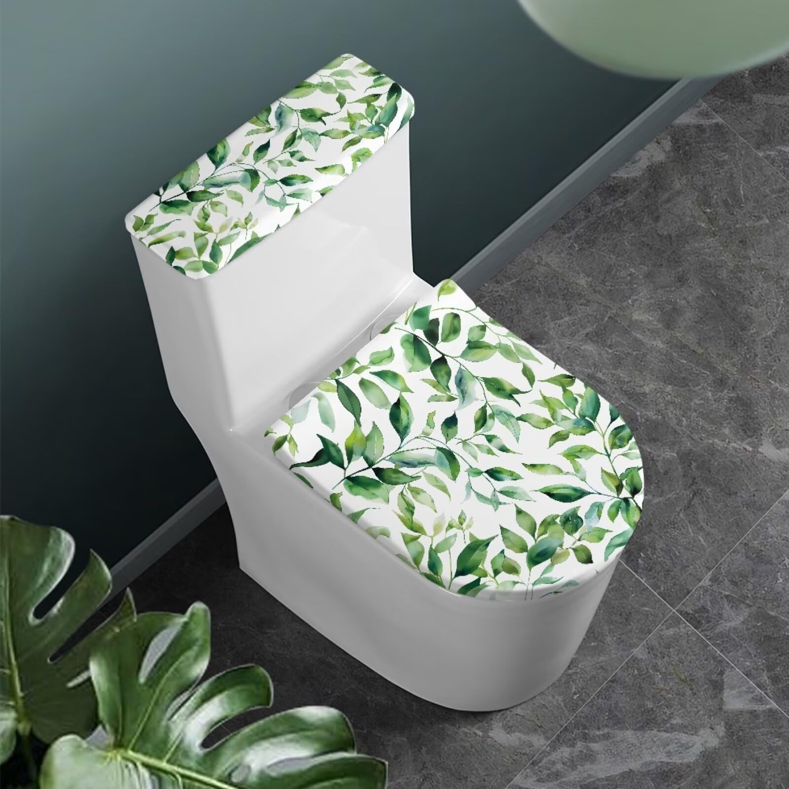 Toilet Seat Covers - 2 Piece Set for Dust Protection -2