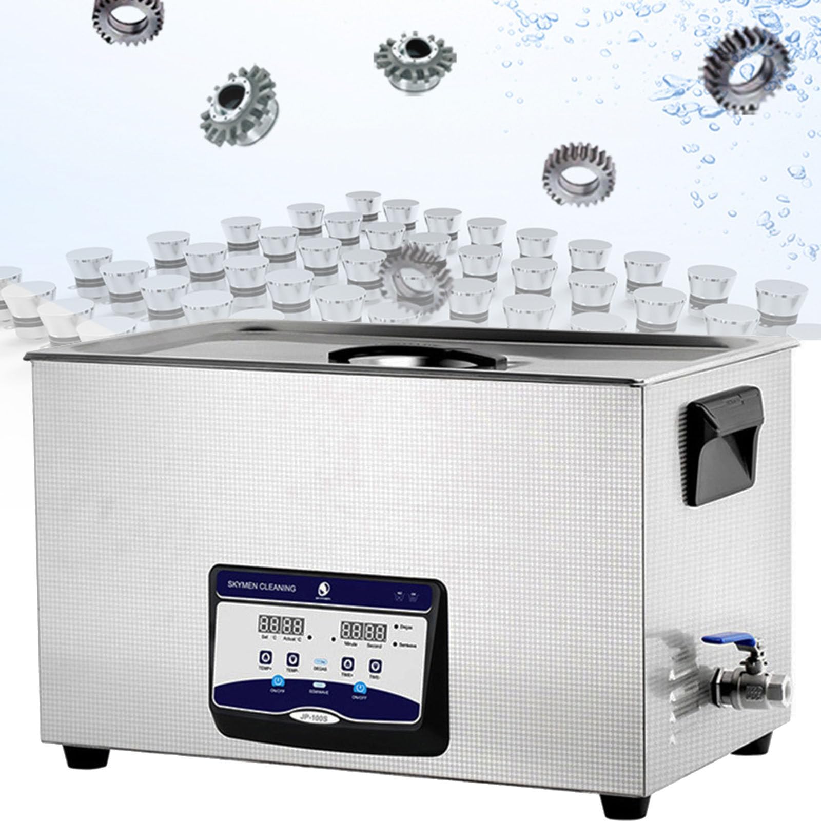 Herramientas eléctricas Herramientas de Metal Limpieza por ultrasonidos 3,2L - 30L Baño Limpiador Motor Limpieza de Motores Laboratorio Piezas de automóvil Ferretería Pieza de trab