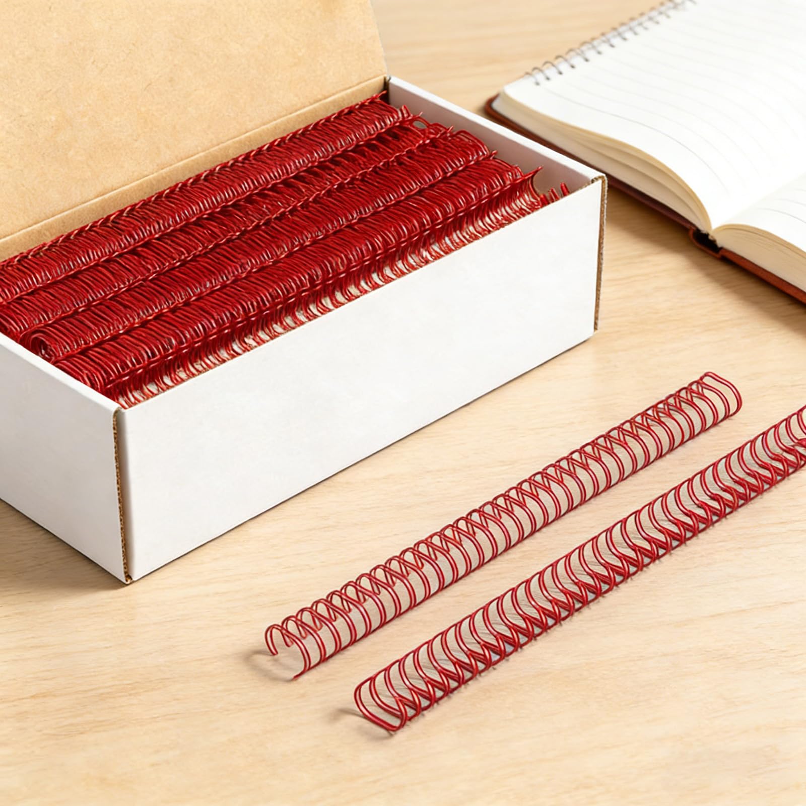 Lot de 100 anneaux de reliure à assemblage rapide en fer multifonctions pour fournitures scolaires
