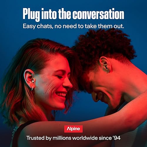 Vista 27 de Alpine PartyPlug - Tapones para los oídos de concierto con reducción de ruido de 19 dB, protección auditiva reutilizable para festivales de música