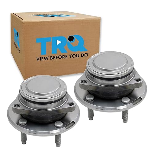 Vista 874 de TRQ Juego de 2 rodamientos de rueda trasera y conjunto de cubo con sensor ABS compatible con Ford Transit Connect 2014-2018