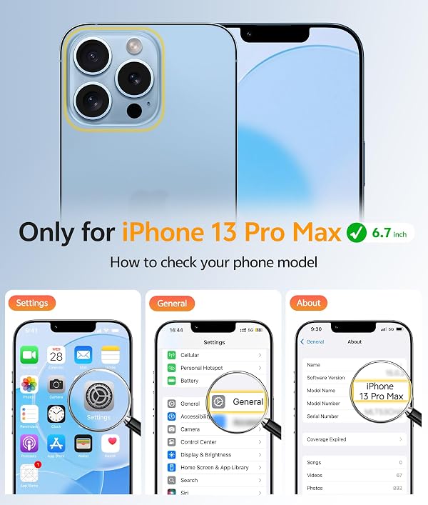 FNTCASE for iPhone 13 Pro Max Case: [Compatible with Magsafe] Translucent Matte Magnetic Phone Cover - Military Grade Drop Protection Shockproof Protective Cases - Light Blue by FNTCASE - Used condition - Image 2